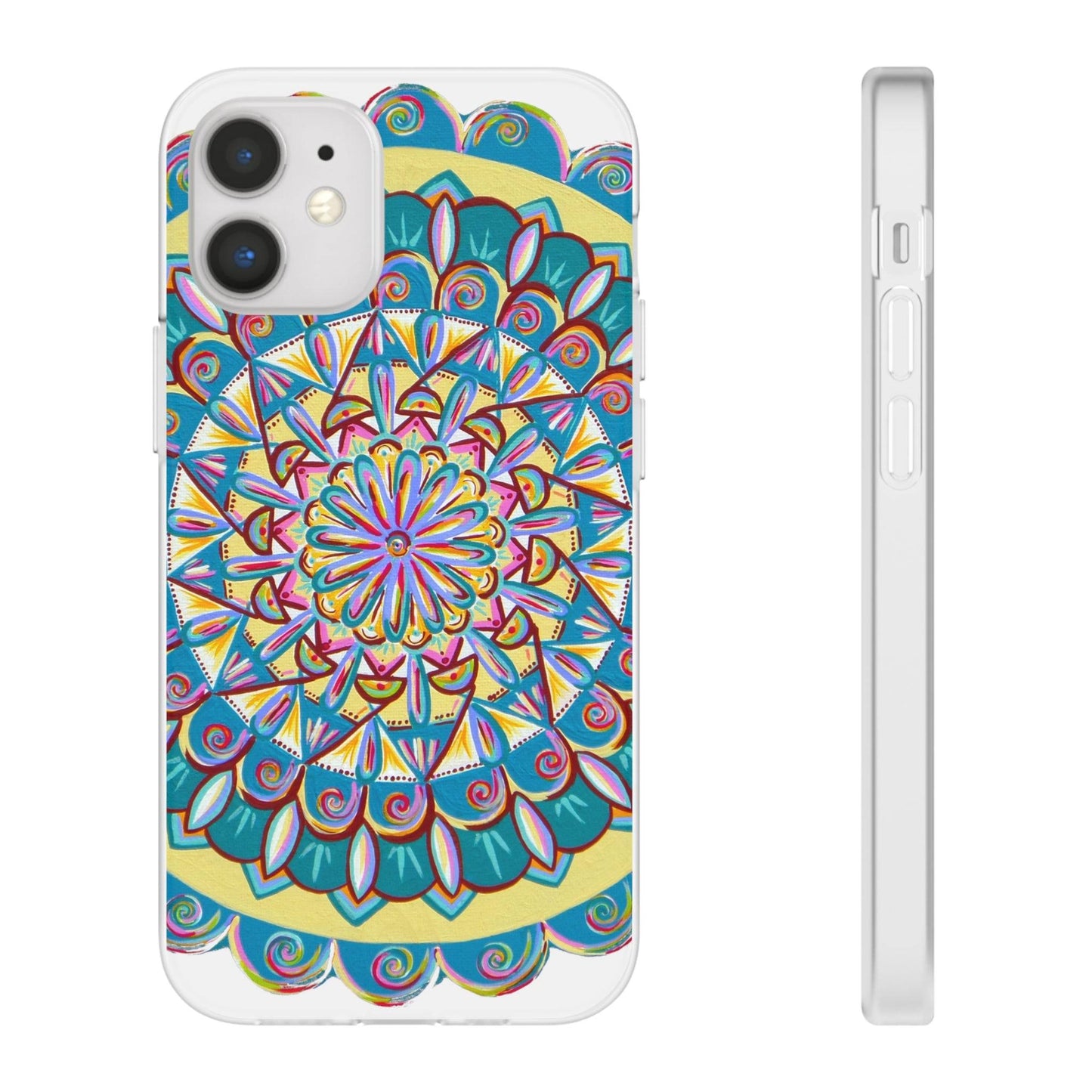 "Almandalayana" Art Phone Armor (slim-fit) - Blue Flame Array iPhone 12 Mini Phone Case