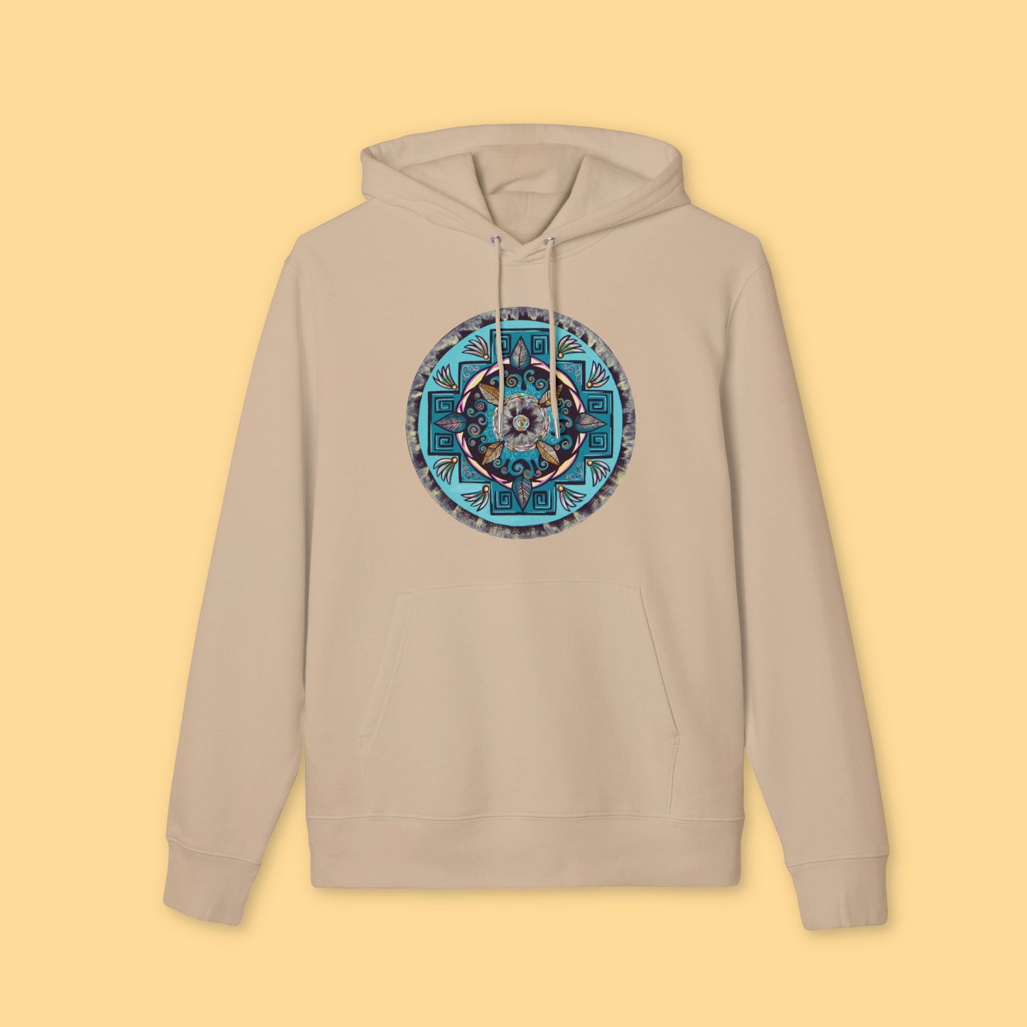 "Hojachakana" Organic Cruiser Hoodie (Font&Back Print)