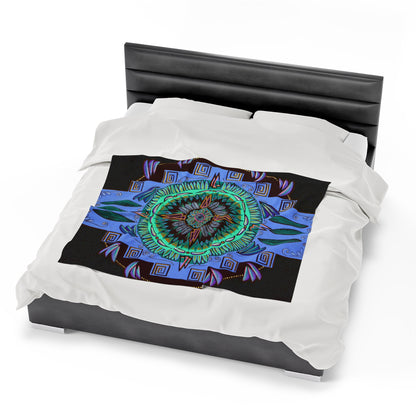 "Plumachakana" Dreamcatcher Blanket