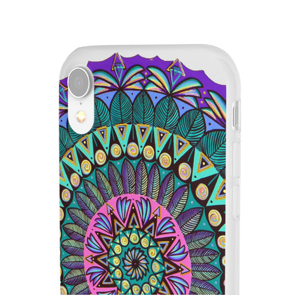 "Mandaladiosa" Art Phone Armor (slim-fit) - Blue Flame Array Phone Case