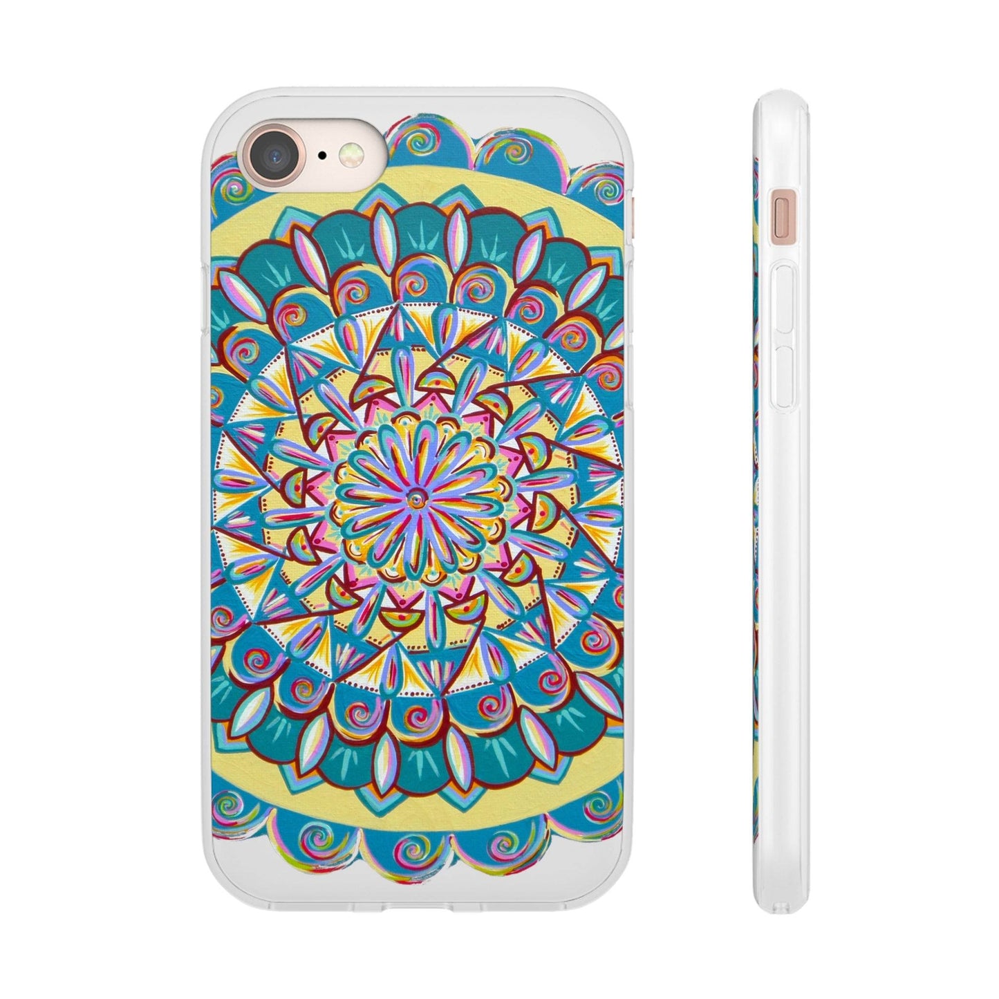 "Almandalayana" Art Phone Armor (slim-fit) - Blue Flame Array iPhone 8 with gift packaging Phone Case