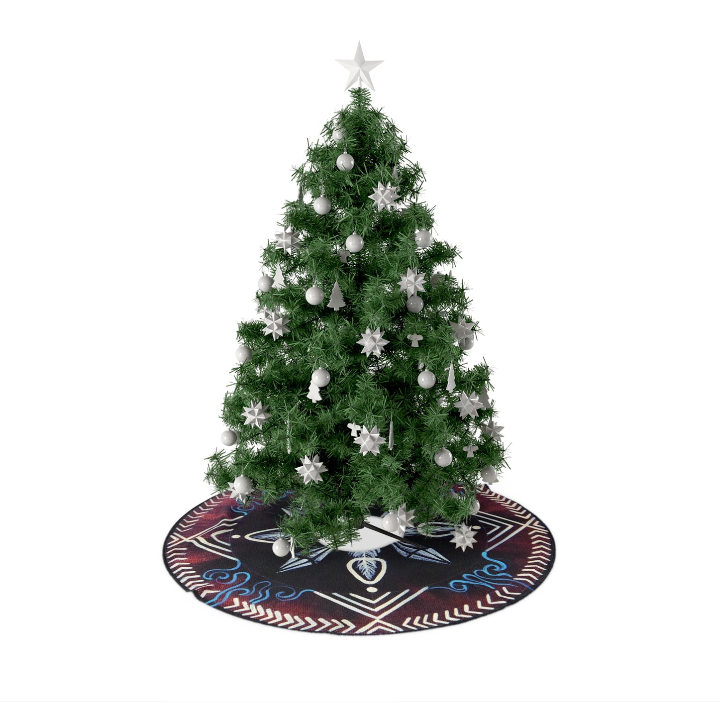 Mandala Christmas Tree Skirt