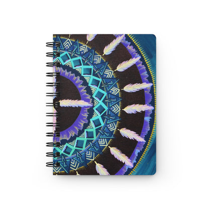 "Cuatro Vientos" Spiral Bound Journal - Blue Flame Array Paper products