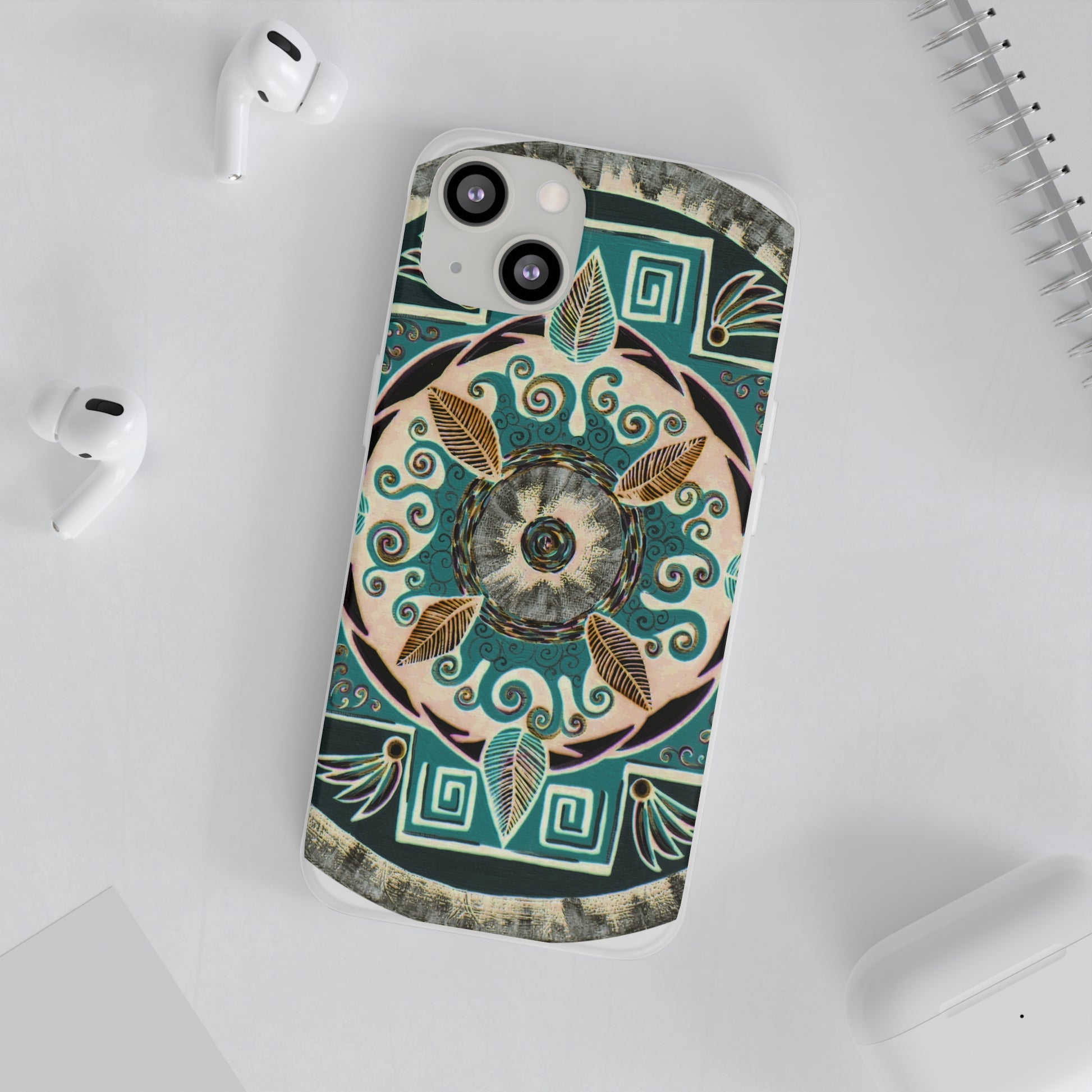 "Hojachakanazura" Art Phone Armor (slim-fit) - Blue Flame Array Phone Case