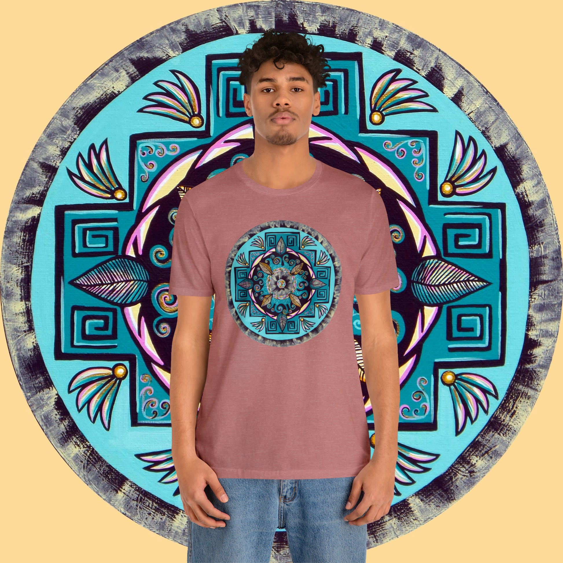 "Hojachakana" Lords & Ladies Tee - Blue Flame Array T-Shirt