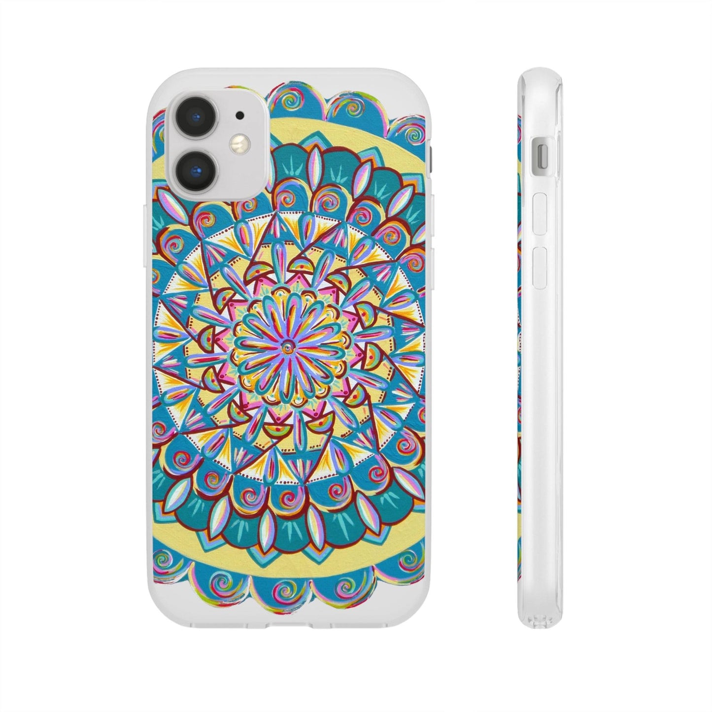 "Almandalayana" Art Phone Armor (slim-fit) - Blue Flame Array iPhone 11 with gift packaging Phone Case