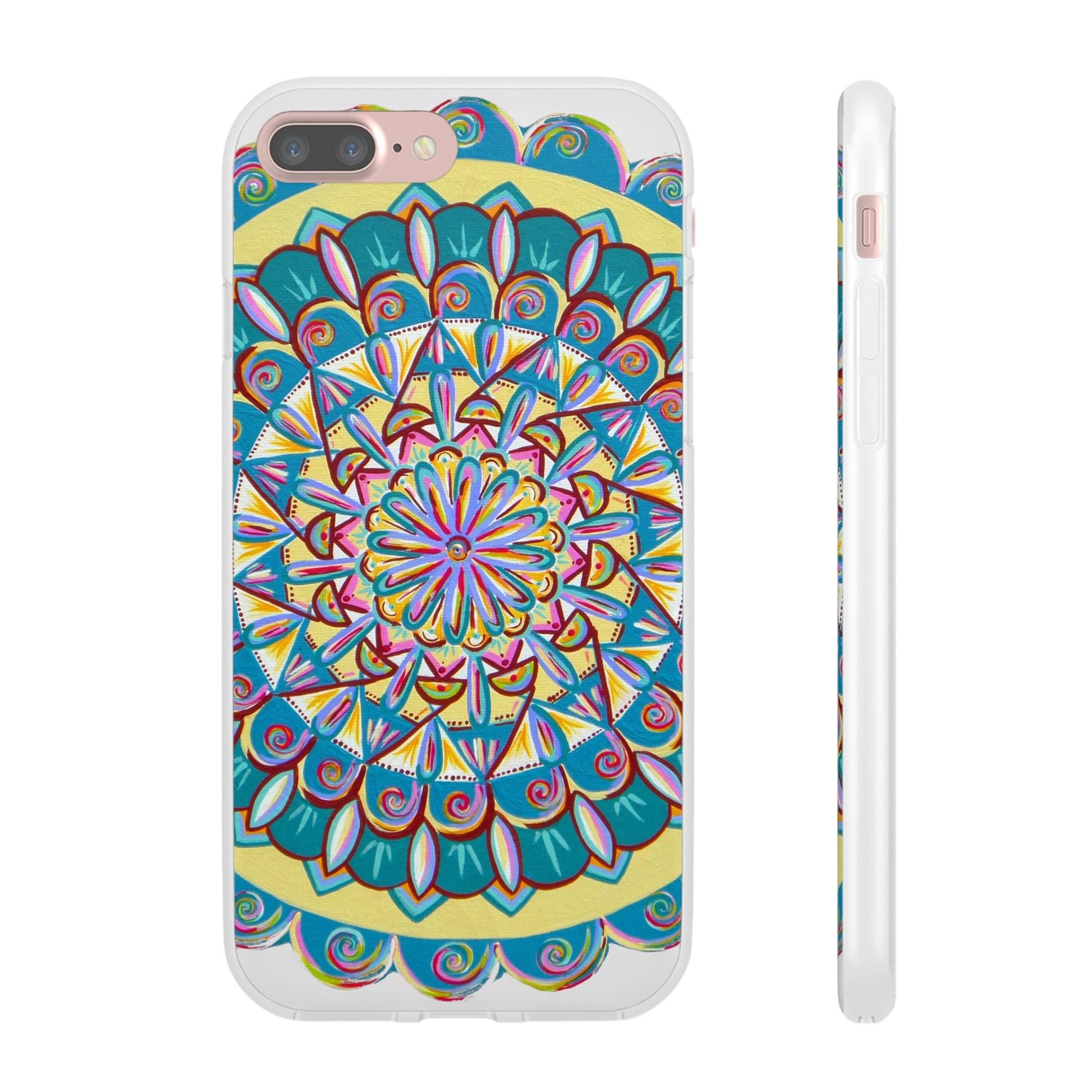 "Almandalayana" Art Phone Armor (slim-fit) - Blue Flame Array iPhone 7 Plus with gift packaging Phone Case