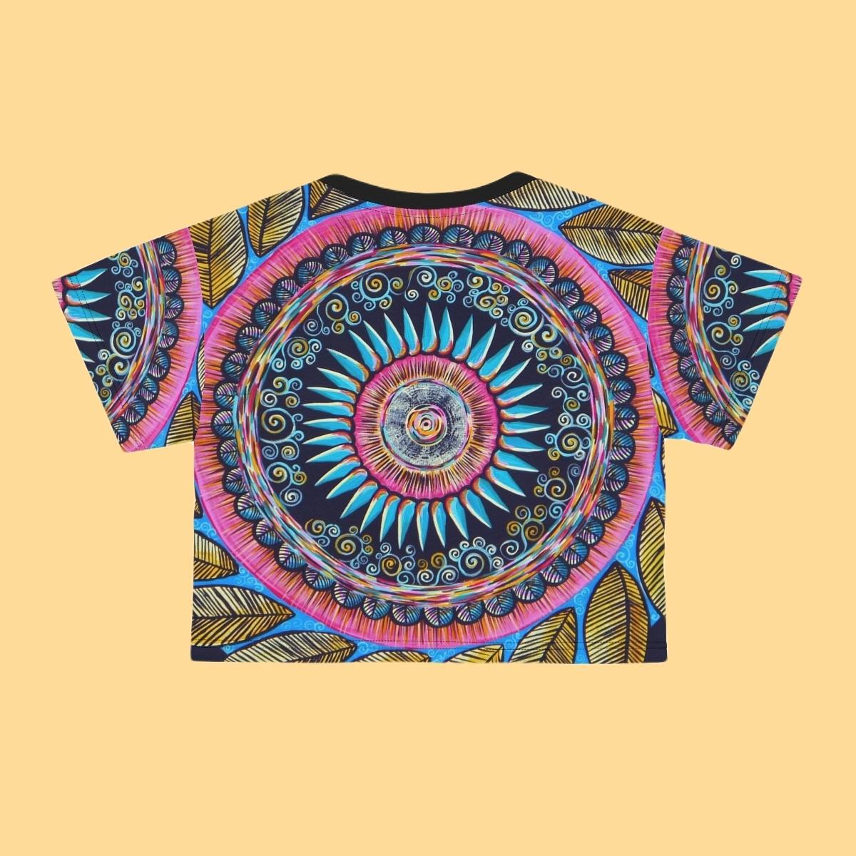 "Mandalamirananda" Crop Tee