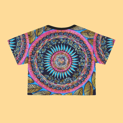 "Mandalamirananda" Crop Tee