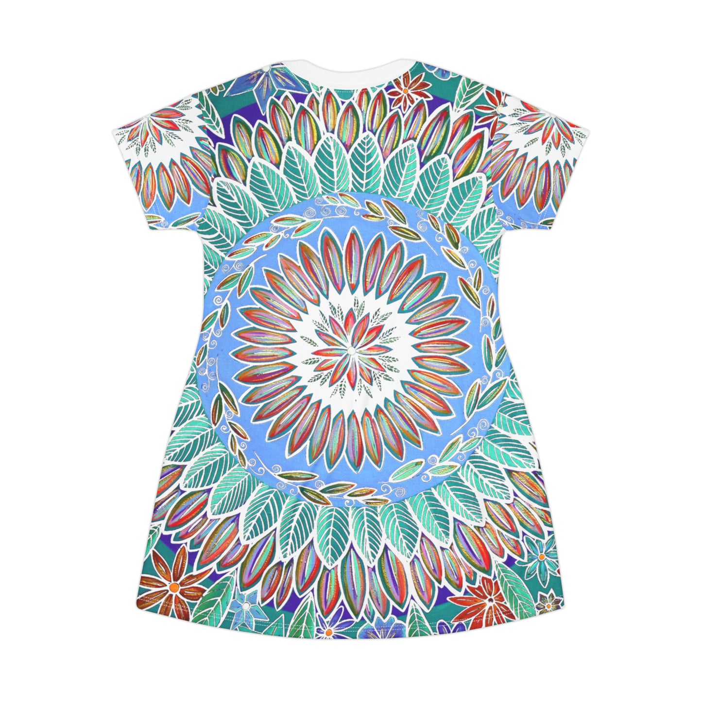 "Mandalavida Blanka" Ladies T-Shirt Dress