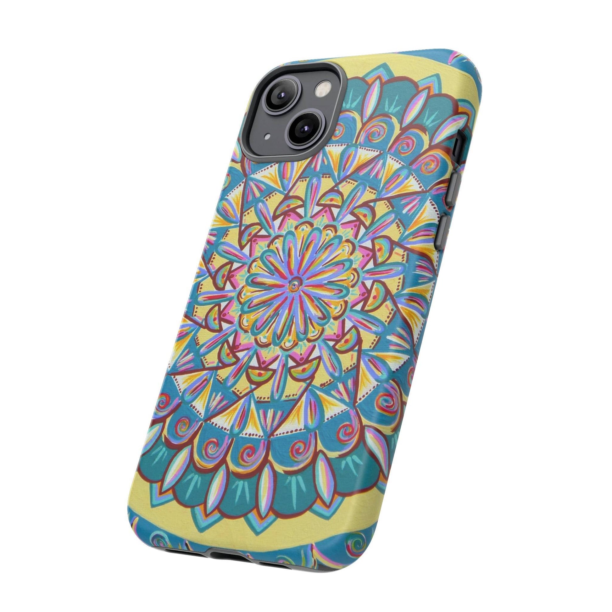 "Almandalayana" Art Phone Armor - Blue Flame Array Phone Case