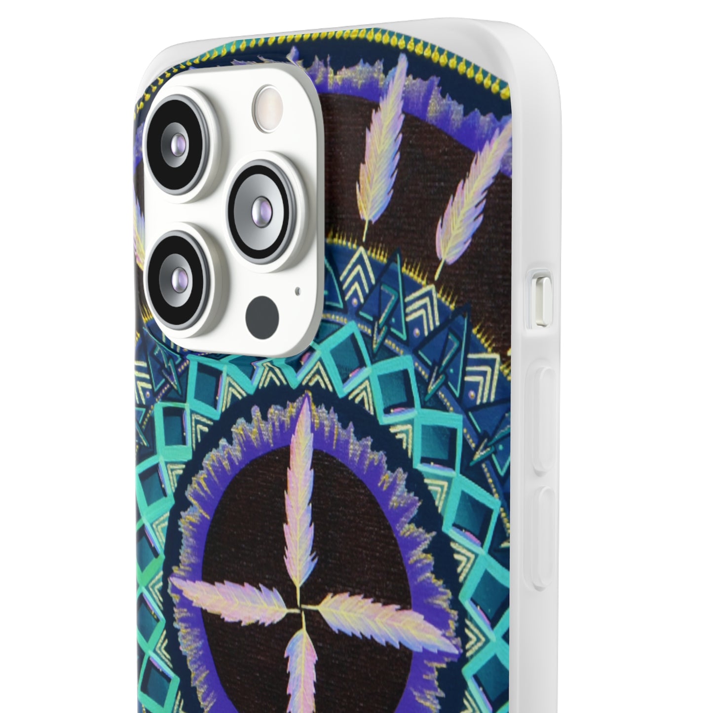 "Cuatro Vientos" Art Phone Armor (slim-fit) - Blue Flame Array Phone Case