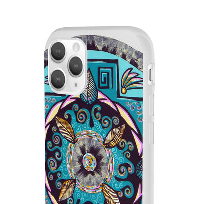 "Hojachakana" Art Phone Armor (slim-fit) - Blue Flame Array Phone Case