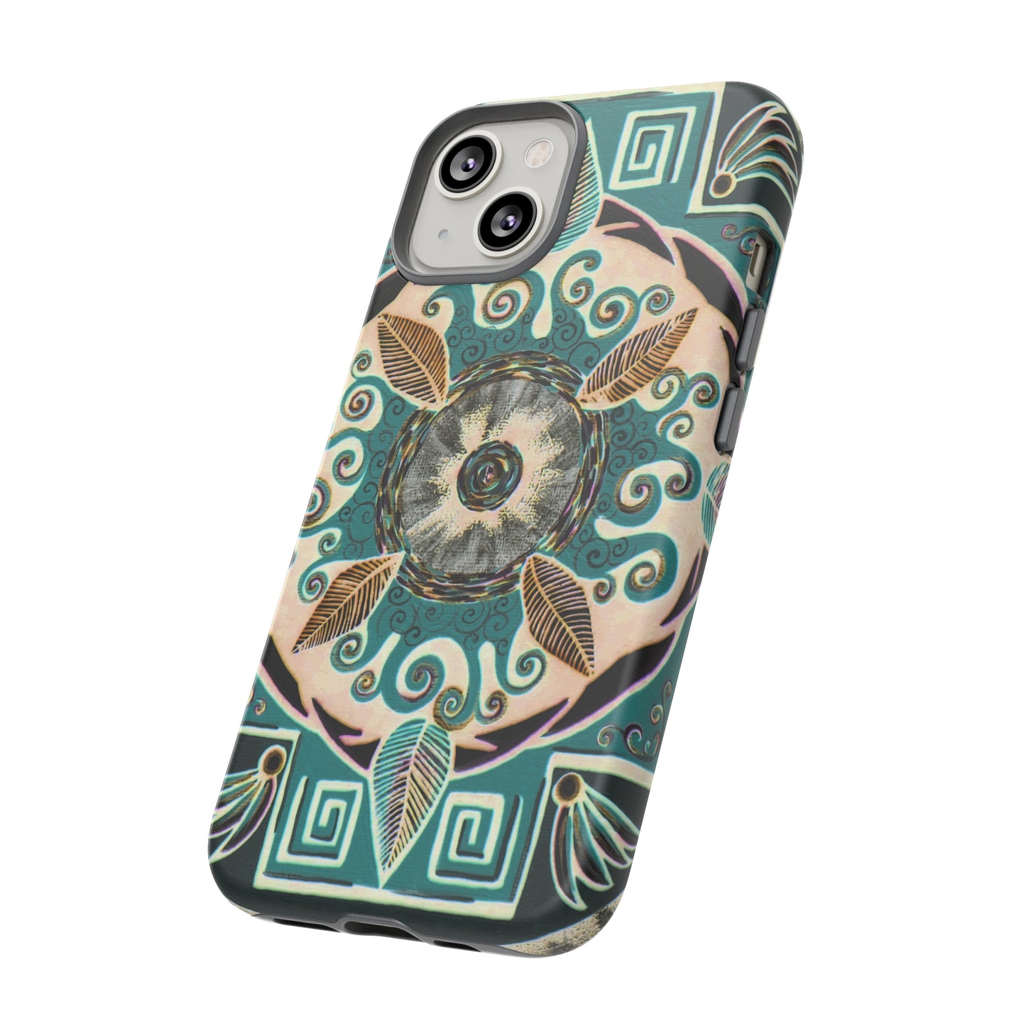 "Hojachakanazura" Art Phone Armor - Blue Flame Array Phone Case