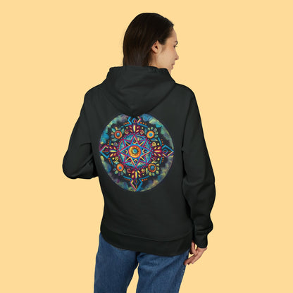 "Kirashadala" Organic Cruiser Hoodie (Font&Back Print)