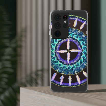 "Cuatro Vientos" Art Phone Armor (slim-fit) - Blue Flame Array Phone Case