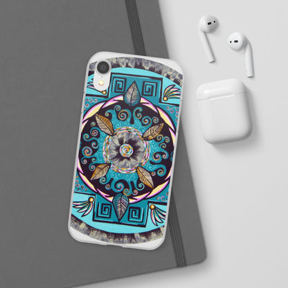 "Hojachakana" Art Phone Armor (slim-fit) - Blue Flame Array Phone Case