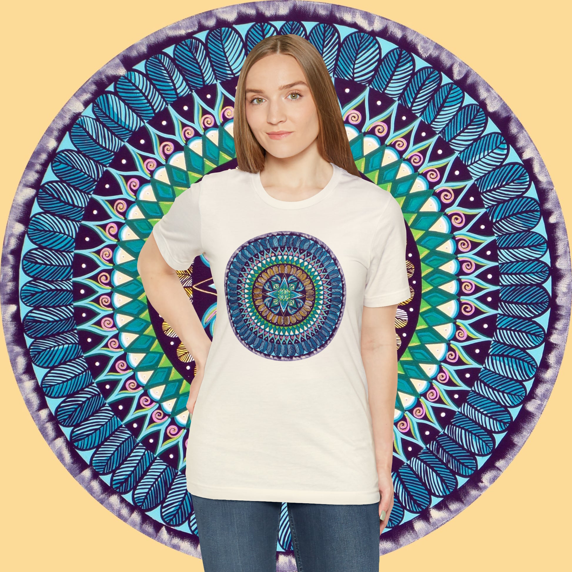 "AquilazurA Kryst'dala" Lords & Ladies Tee - Blue Flame Array T-Shirt