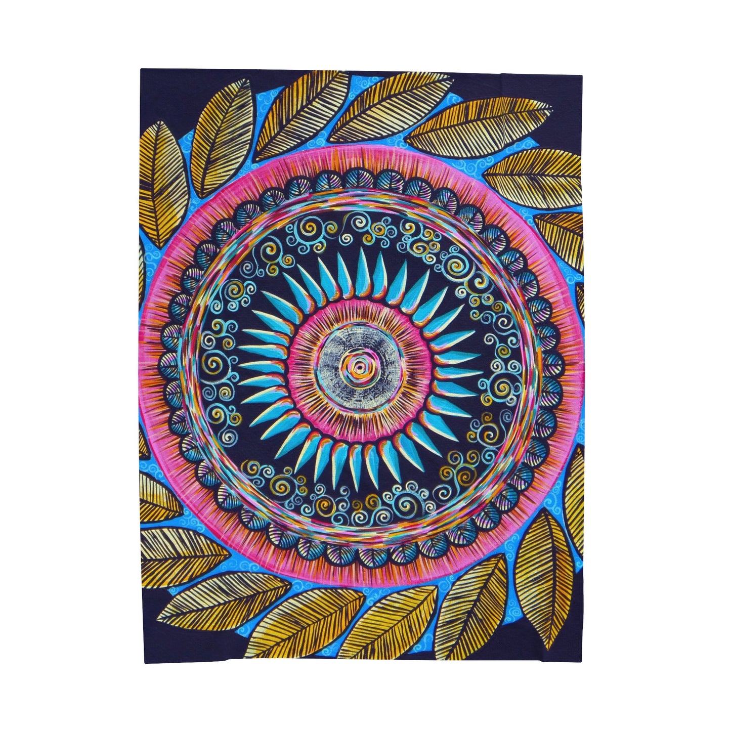 "Mandalamirananda" Dreamcatcher Blanket