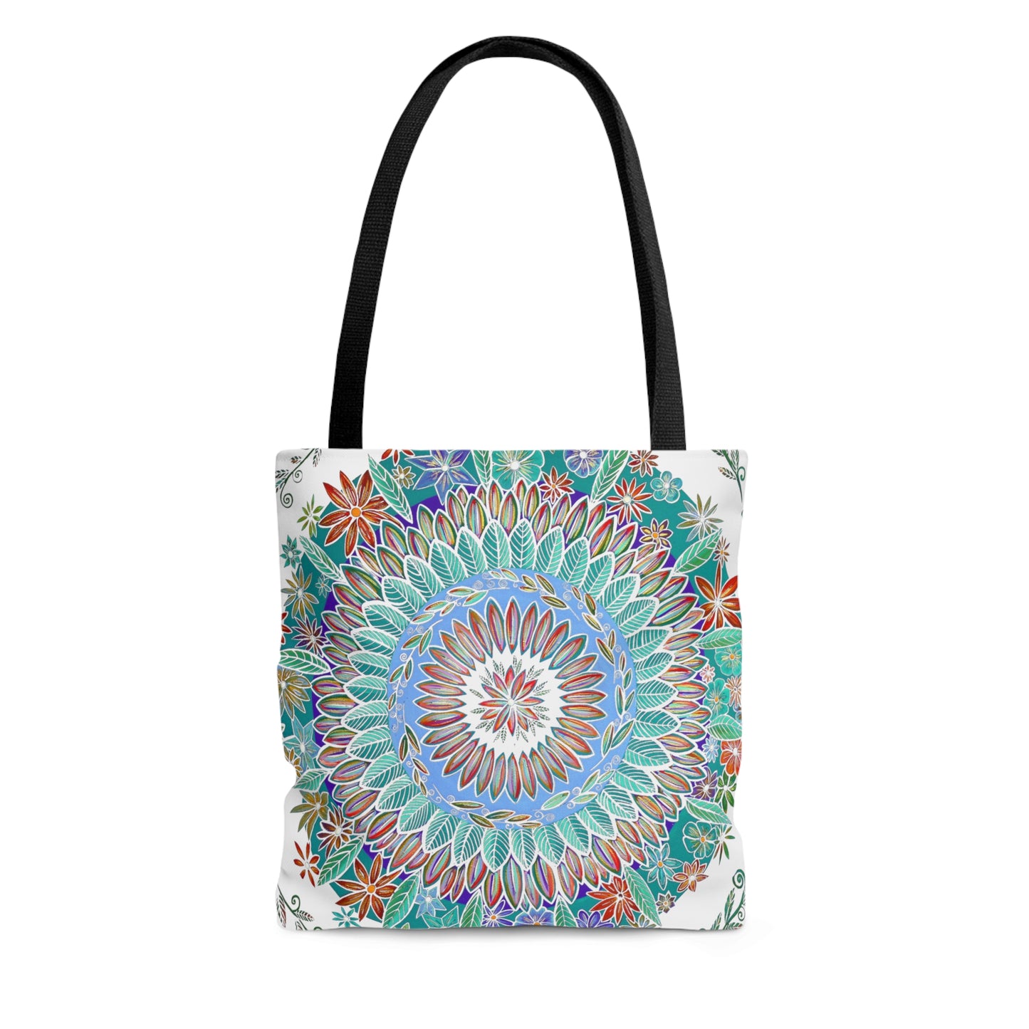 "Mandalavida Blanka" Tote Bag (All-Over-Print)