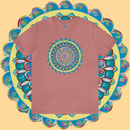 "Almandalayana" Lords & Ladies Tee - Blue Flame Array Heather Mauve / S T-Shirt