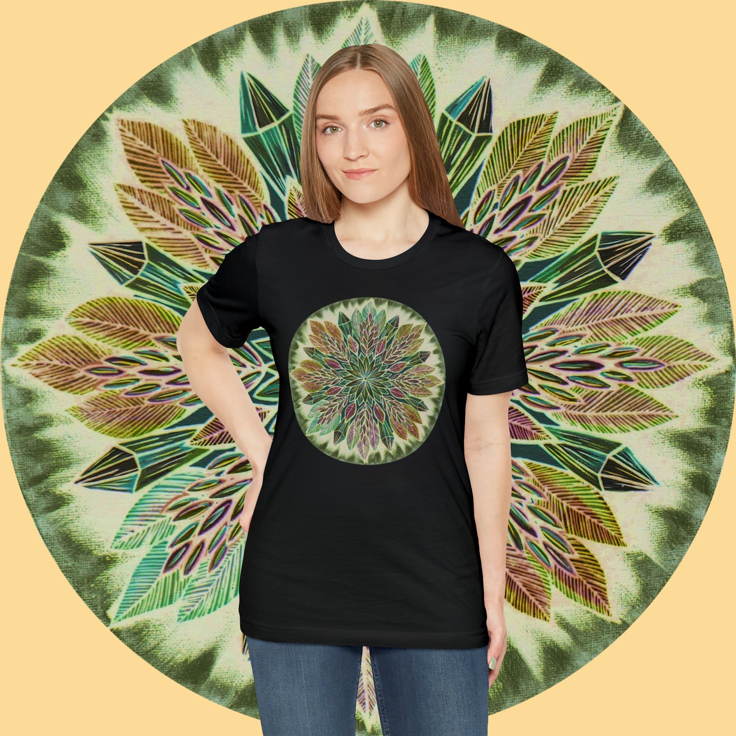 "Krystalhoja Verde" Lords & Ladies Tee - Blue Flame Array T-Shirt