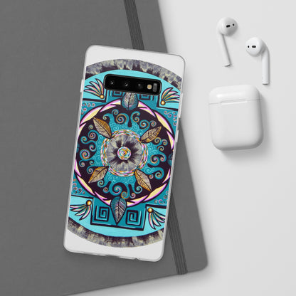 "Hojachakana" Art Phone Armor (slim-fit) - Blue Flame Array Phone Case