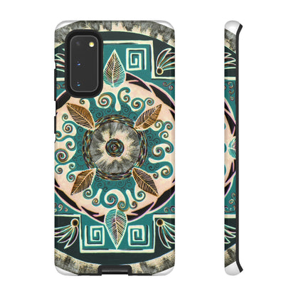 "Hojachakanazura" Art Phone Armor - Blue Flame Array Samsung Galaxy S20 / Glossy Phone Case