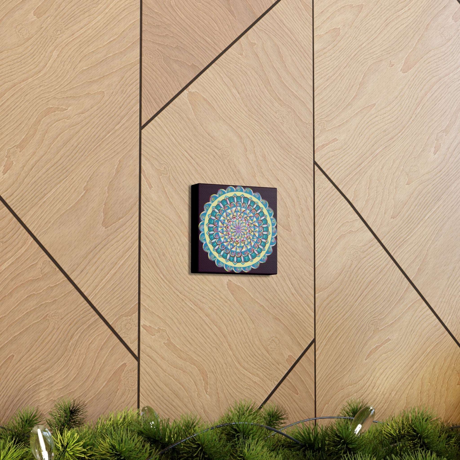 "Almandalayana" Canvas Gallery Wraps - Blue Flame Array Canvas