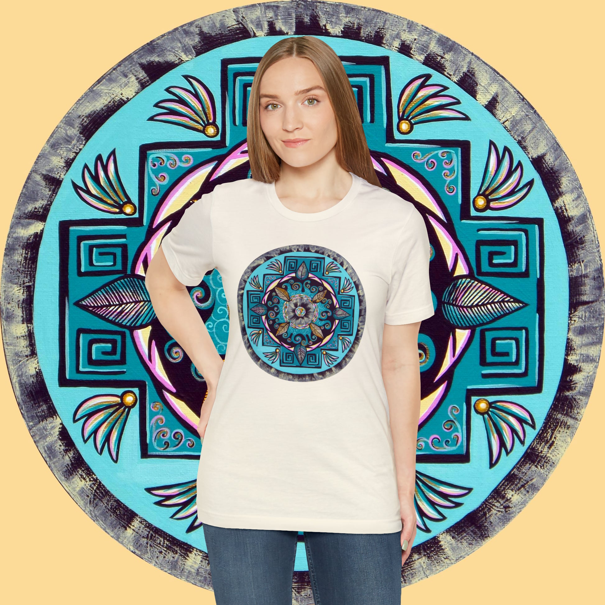 "Hojachakana" Lords & Ladies Tee - Blue Flame Array T-Shirt