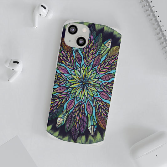 "Krystalhoja" Art Phone Armor (slim-fit) - Blue Flame Array Phone Case