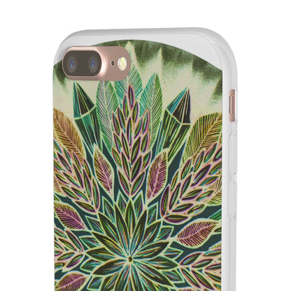 "Krystalhoja Verde" Art Phone Armor (slim-fit) - Blue Flame Array Phone Case