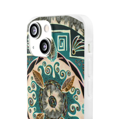 "Hojachakanazura" Art Phone Armor (slim-fit) - Blue Flame Array Phone Case