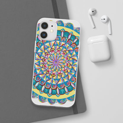 "Almandalayana" Art Phone Armor (slim-fit) - Blue Flame Array Phone Case