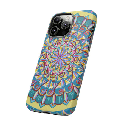 "Almandalayana" Art Phone Armor - Blue Flame Array Phone Case