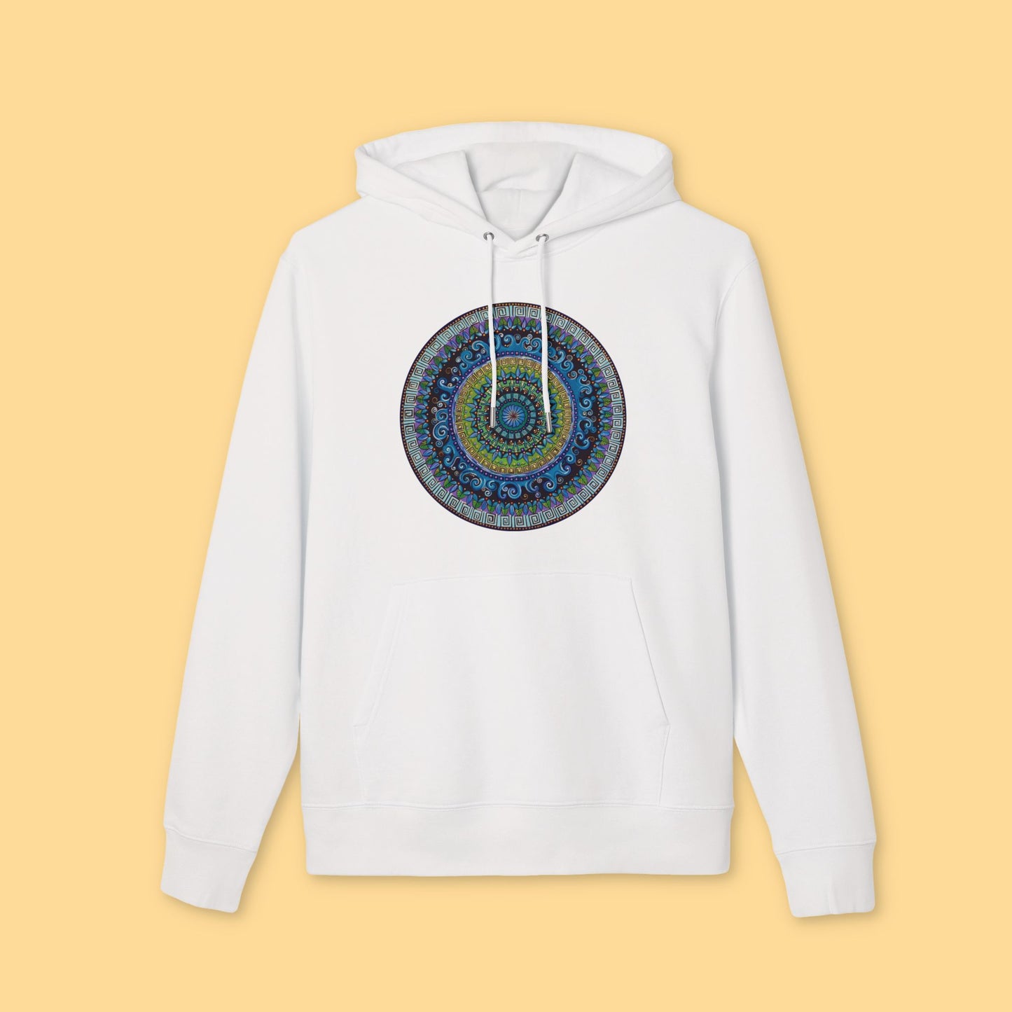 "Mandaquala" Organic Cruiser Hoodie (Font&Back Print)