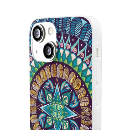 "AquilazurA Kryst'dala" Art Phone Armor (slim-fit) - Blue Flame Array Phone Case