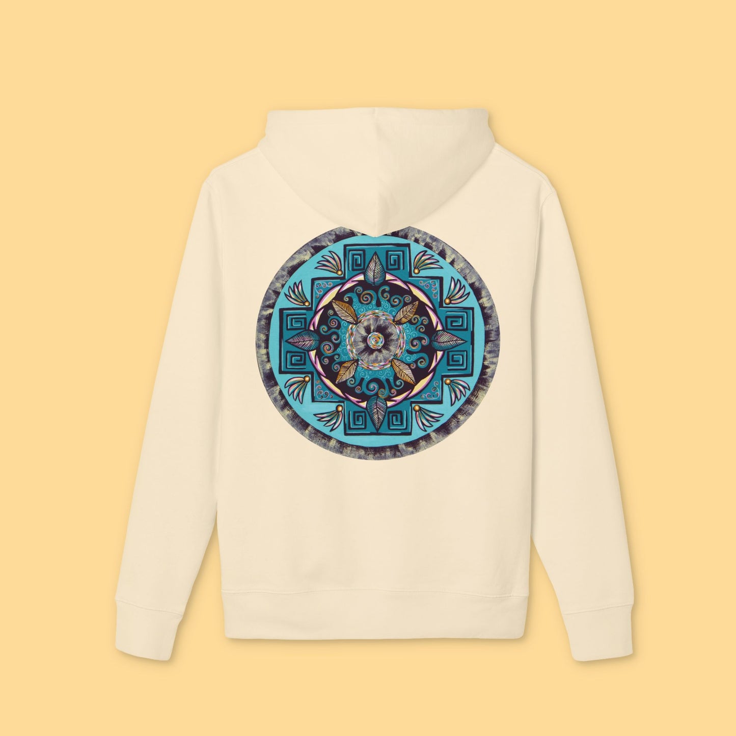 "Hojachakana" Organic Cruiser Hoodie (Font&Back Print)