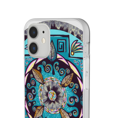 "Hojachakana" Art Phone Armor (slim-fit) - Blue Flame Array Phone Case