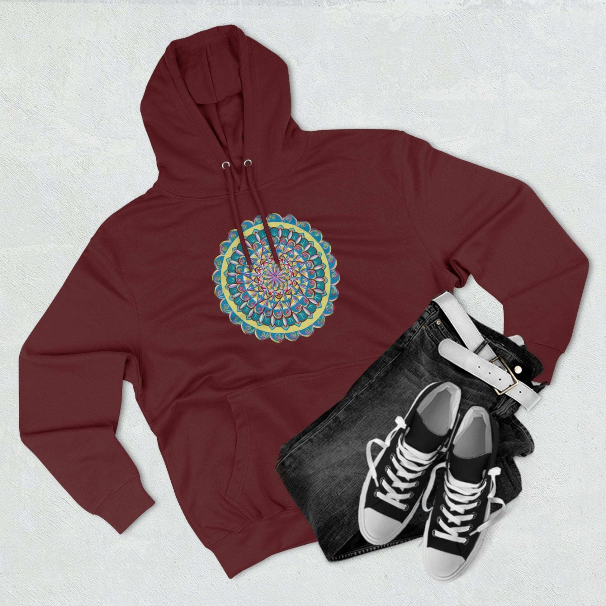 "Almandalayana" Lords & Ladies Pullover Hoodie - Blue Flame Array Hoodie