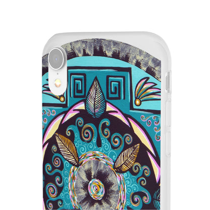 "Hojachakana" Art Phone Armor (slim-fit) - Blue Flame Array Phone Case