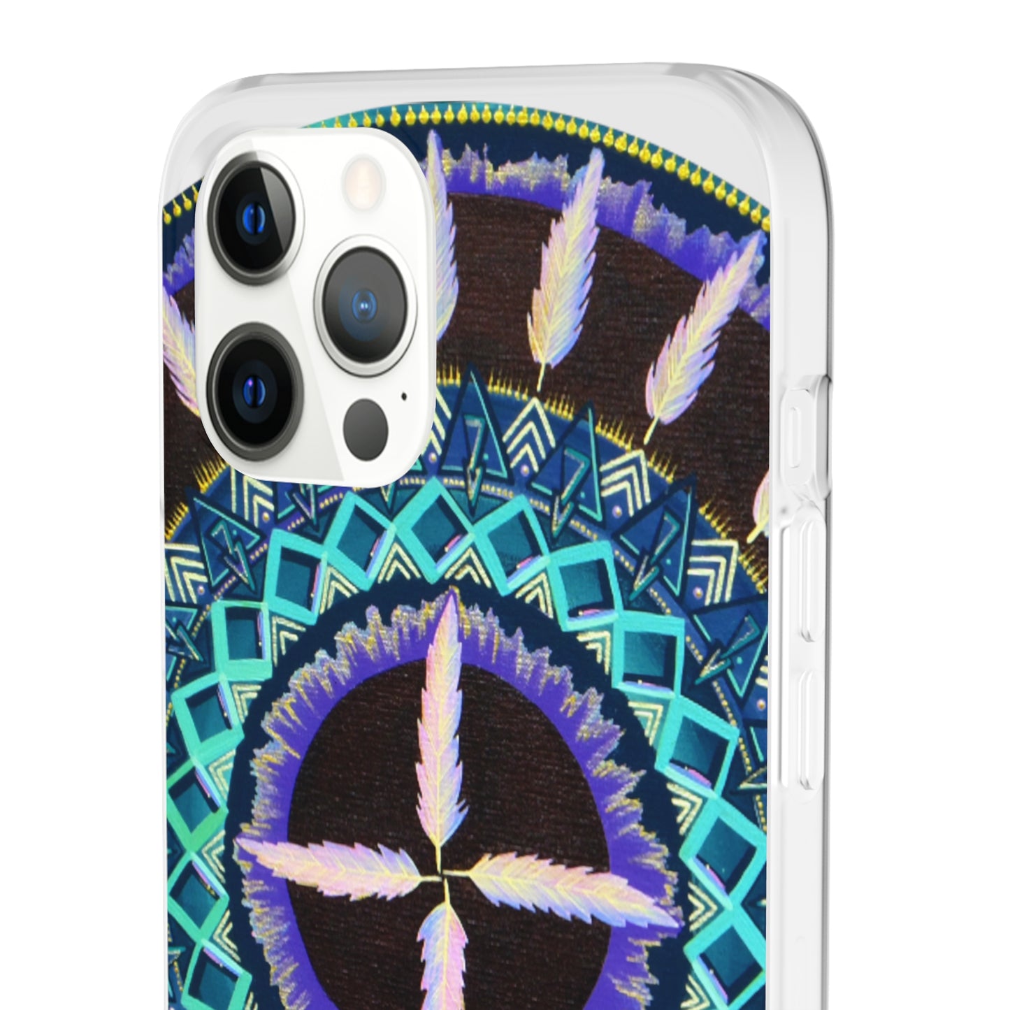 "Cuatro Vientos" Art Phone Armor (slim-fit) - Blue Flame Array Phone Case