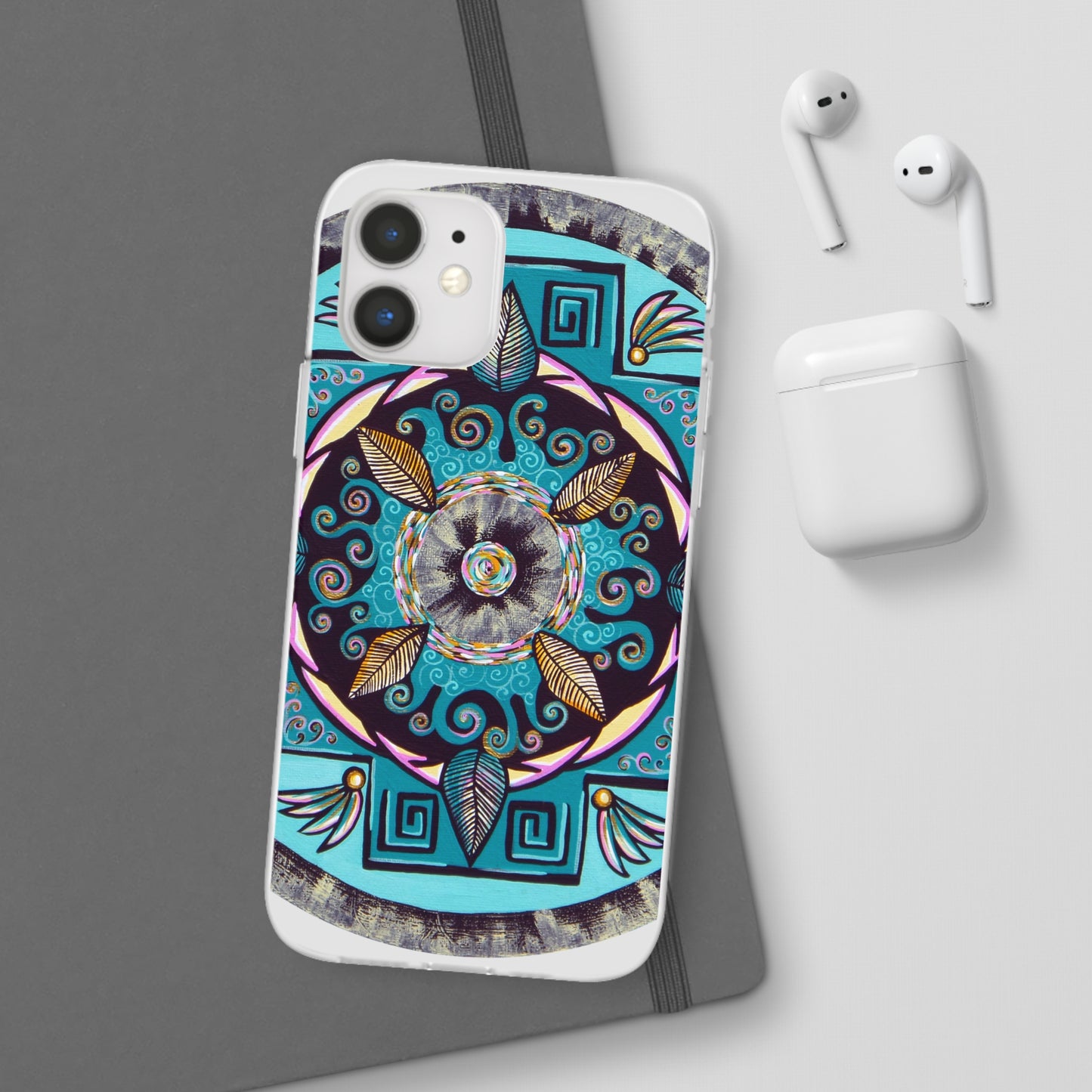 "Hojachakana" Art Phone Armor (slim-fit) - Blue Flame Array Phone Case