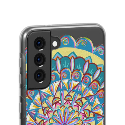 "Almandalayana" Art Phone Armor (slim-fit) - Blue Flame Array Phone Case