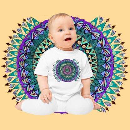 "Mandaladiosa" Organic Baby Tee