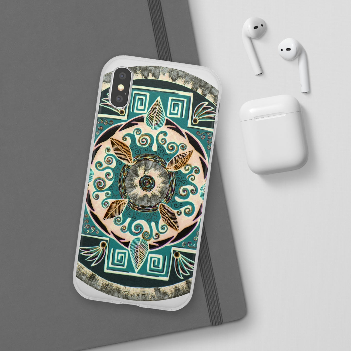 "Hojachakanazura" Art Phone Armor (slim-fit) - Blue Flame Array Phone Case