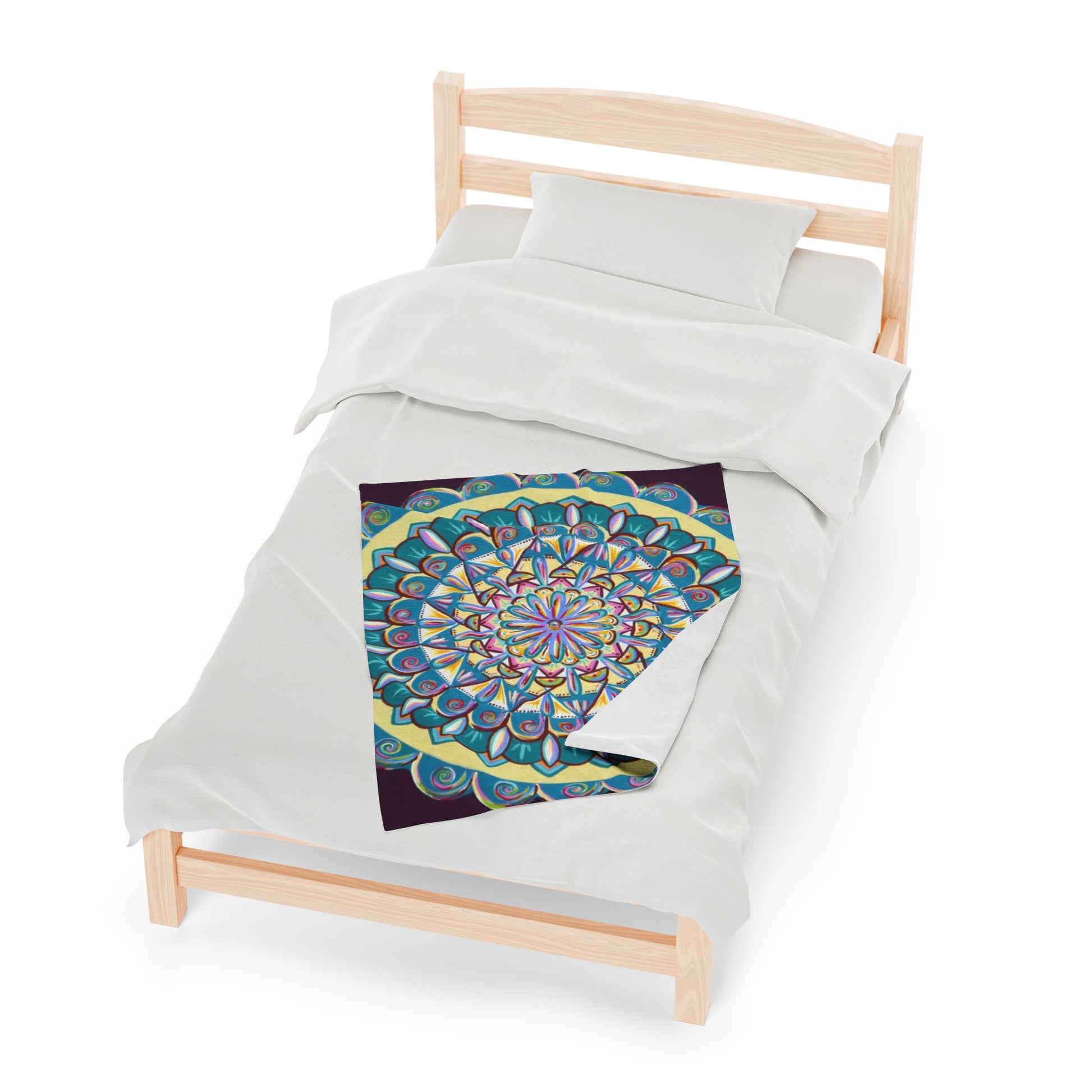 "Almandalayana" Dreamcatcher Blanket - Blue Flame Array All Over Prints