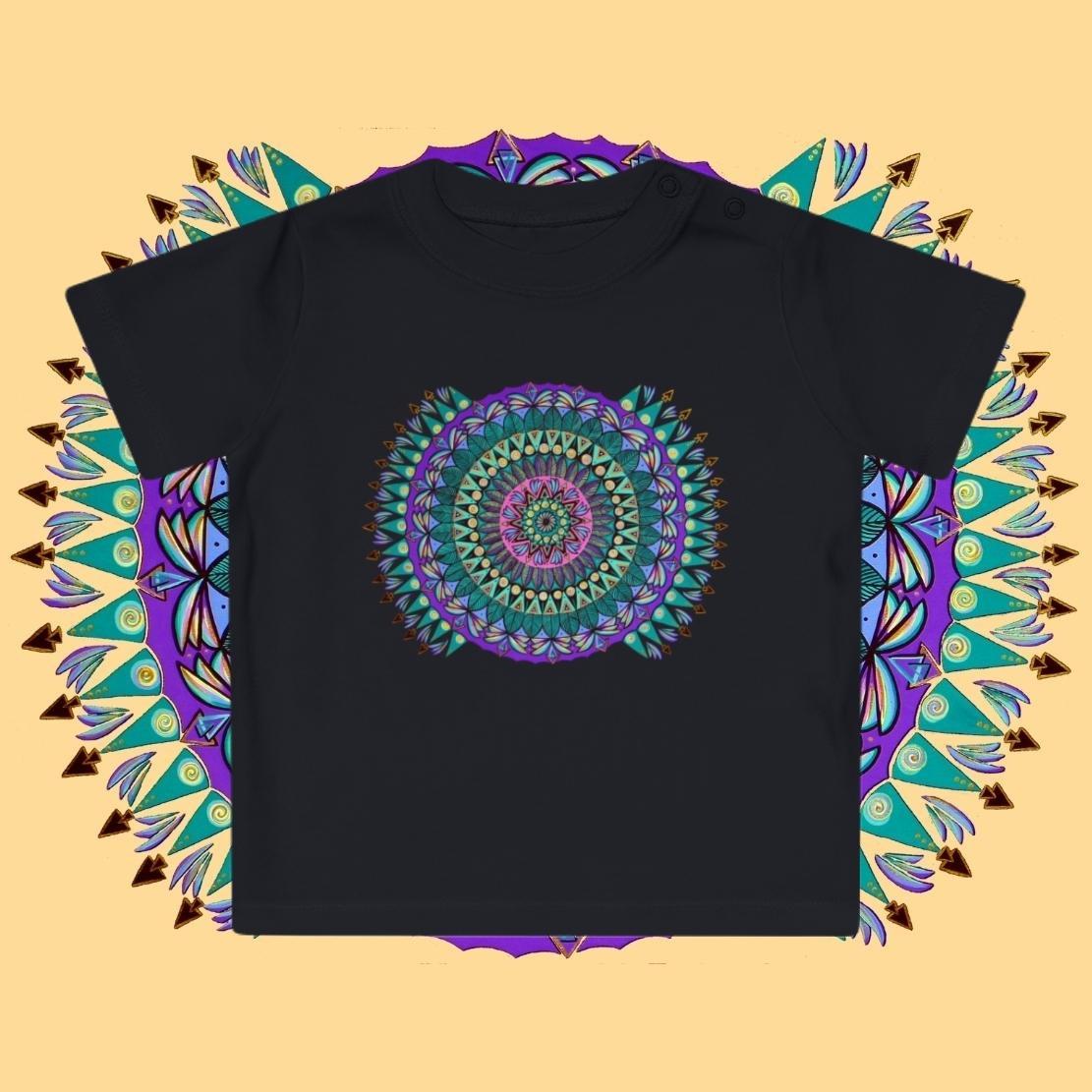 "Mandaladiosa" Organic Baby Tee