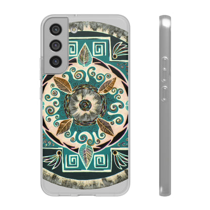 "Hojachakanazura" Art Phone Armor (slim-fit) - Blue Flame Array Samsung Galaxy S22 Plus Phone Case