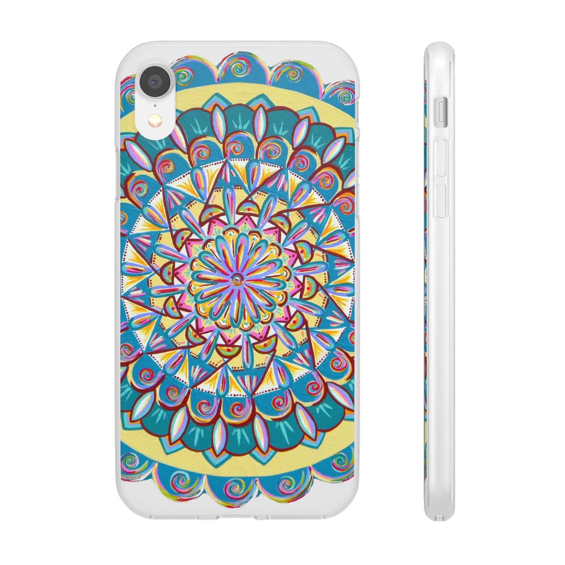 "Almandalayana" Art Phone Armor (slim-fit) - Blue Flame Array iPhone XR Phone Case